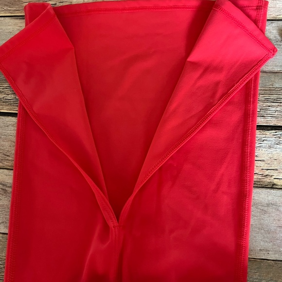 NWT Joy Lab Orange High Rise Extra Long Flare Slit Leg Legging Size XL - Picture 14 of 15